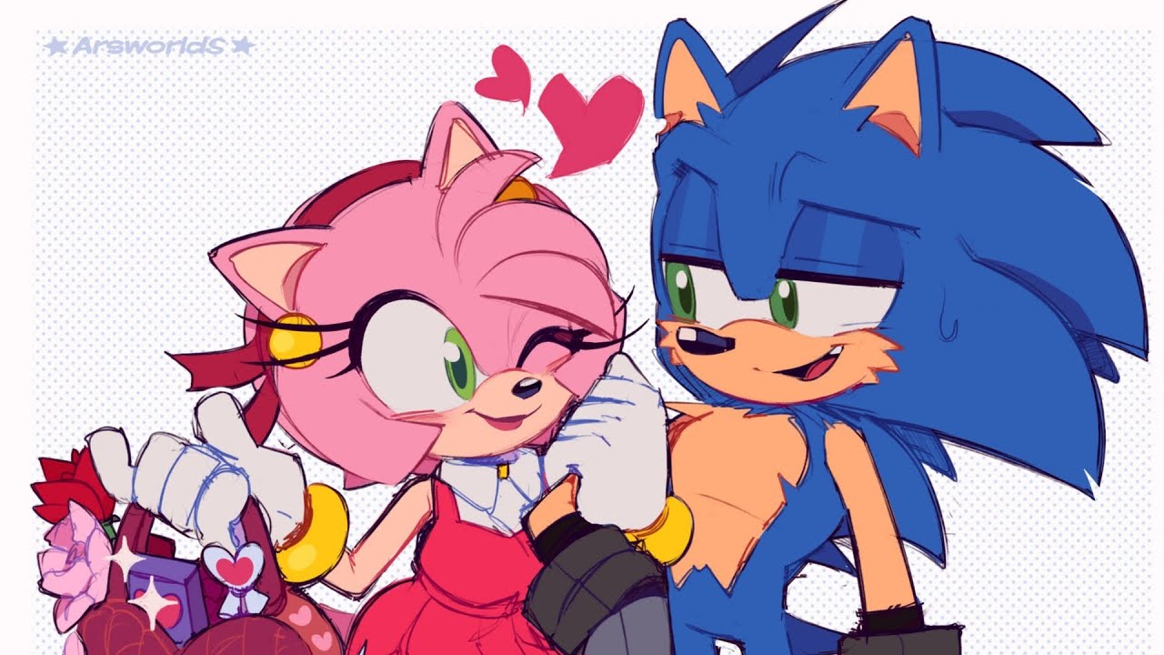 Sonic and Amy: Family Portrait - Sonic 10 Years Later Comic Dub Compilation  