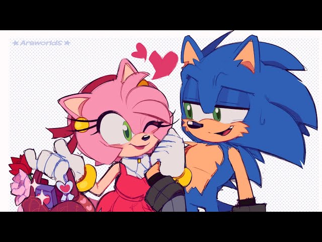 Classic Sonamy is FRICKIN ADORABLE!! (Sonic Comic Dub) 