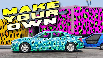 Universal Skin Tutorial With TEMPLATE - Make Your Own BeamNG Liveries