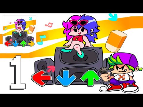 FNF Delete One Part: Music Puzzle - Gameplay Walkthrough Part 1 - FNF Erase - Friday Night Music