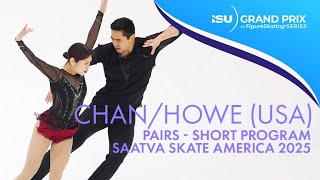 Emily Chan Spencer Akira Howe Pairs Short Program Saatva Skate America 2025