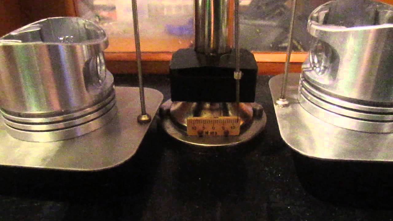 Мастерская Интерактивной Реставрации: два поршня уравновешены - YouTube