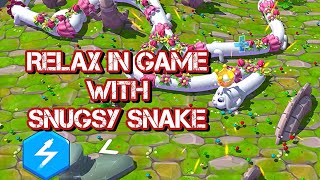 Play with Snugsy snake (bunny) in Snake Rivals game #snakerivals