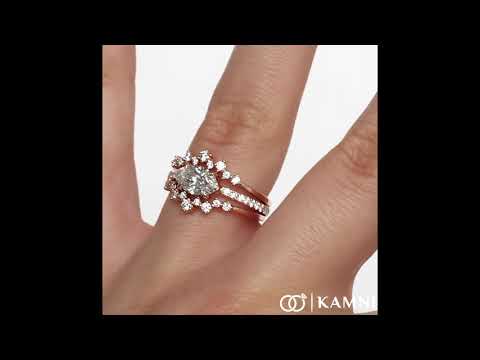 marquise-engagement-ring-&-scatter-diamond-wedding-bands