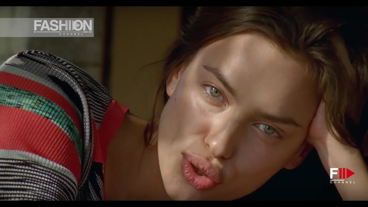 IRINA SHAYK for MISSONI Adv Campaign SS 2017 - Fashion Channel - YouTube