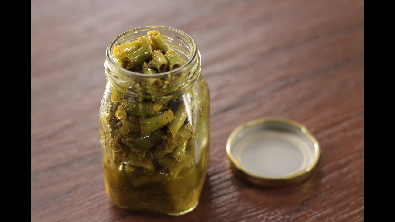 Green Chilli Pickle | Papads and Pickles | Sanjeev Kapoor Khazana