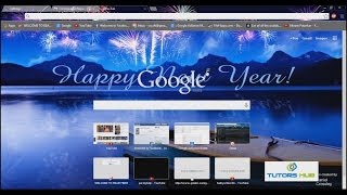 How to Add Happy New Year Your Google Chrome Theme screenshot 2