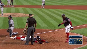 NYY@CLE: Gomes rips a two-run double off the wall