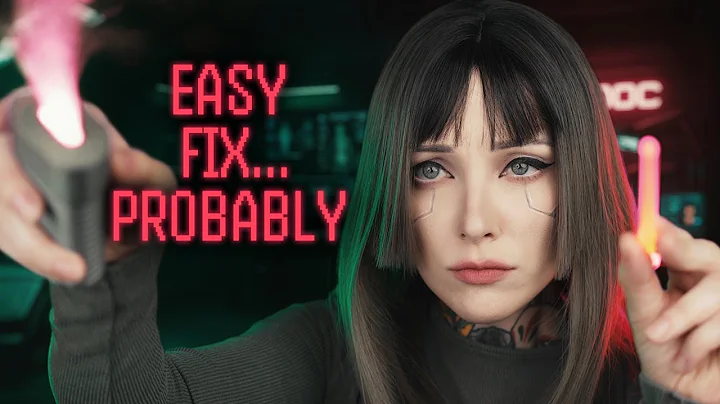 Implants Check-up ASMR // light triggers, instructions, cyberpunk