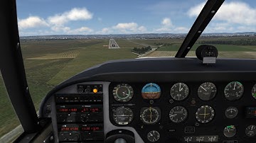 Prepar3D A2A Accu-Sim Piper Comanche 250 landing in Brno