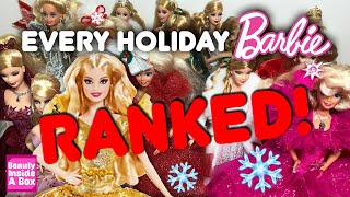 Every Holiday Barbie RANKED 19882020