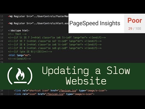html5 Updating a Slow Website (P3D1) - Live Coding with Jesse