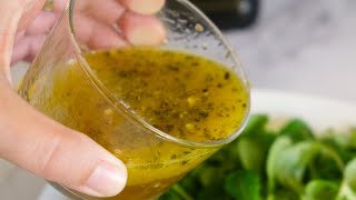 How to Make Mediterranean Salad Dressing (Easy 1Minute Recipe)