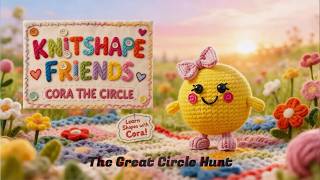 Knitshape Friends: Episode 1 Cora the Circle’s Great Circle Hunt!🟡|Circle Learning for Toddlers