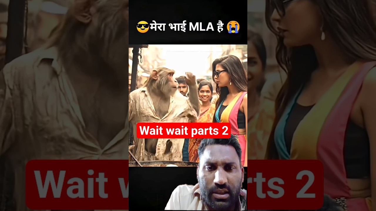 Monkey Saved by MLA | Police Hit Street Vendor Monkey Frying Puris | Animated Drama 