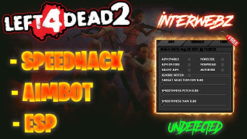 Left 4 Dead 2: Mod Menu | By Interwebz | *FREE HACK* | WORKS Online | Steam PC Hack 2023