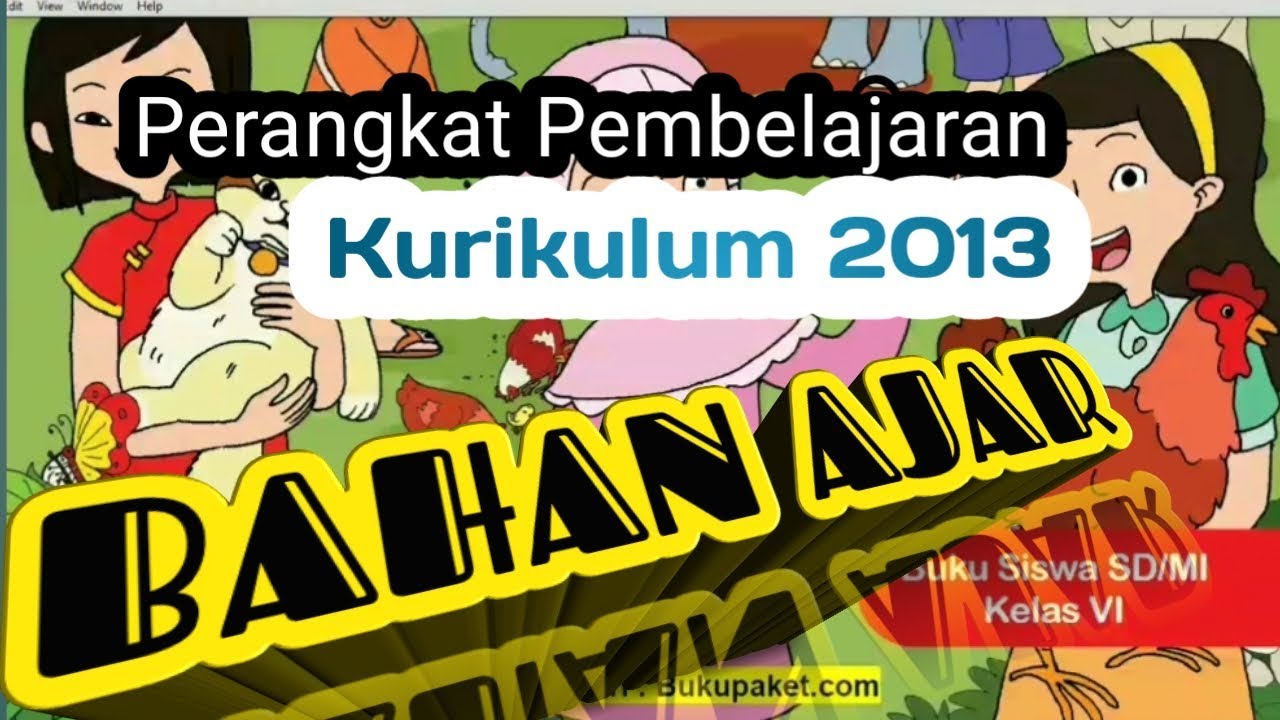 Cara Membuat Bahan Ajar || Kurikulum 2013 Jenjang Sd - Youtube