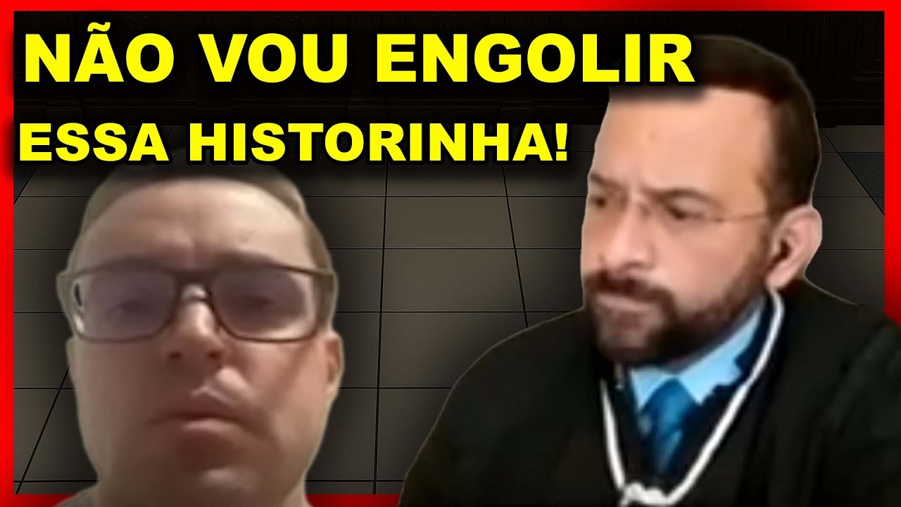 🔴HUMILHAÇÃO: Juiz ESCULACHA PM que servia de testemunha em audiência🔴