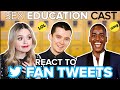 Cast Of Sex Education React To Fan Tweets