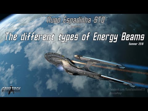 The different types of Energy Beams and Experimental weapons - STO