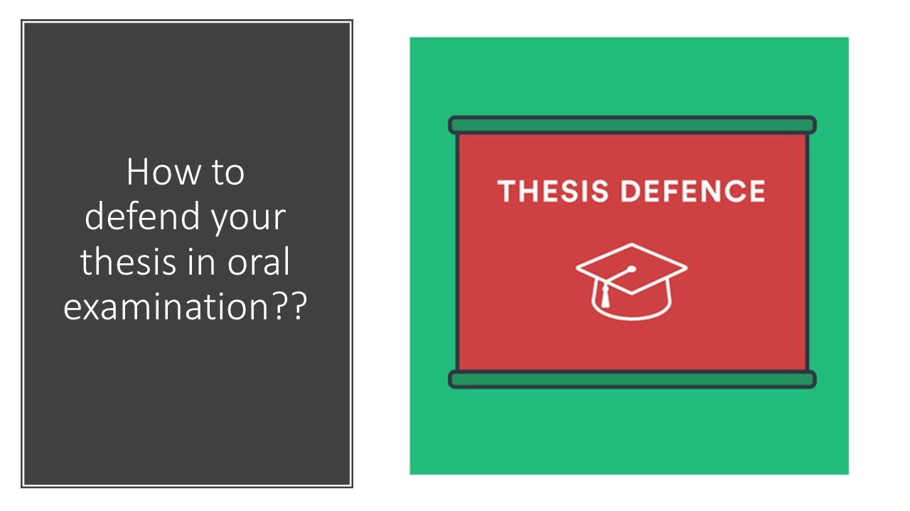 thesis oral examination