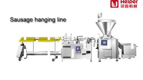 Sausage Production Line, sausage linking system, sausage hanging line