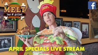 April Facebook Live Stream | Melt Bar and Grilled | Gourmet Grilled Cheese