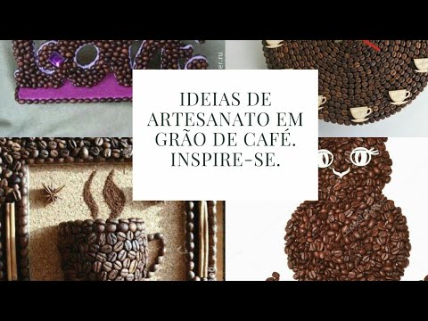 Vídeo: Artesanato De Grãos De Café