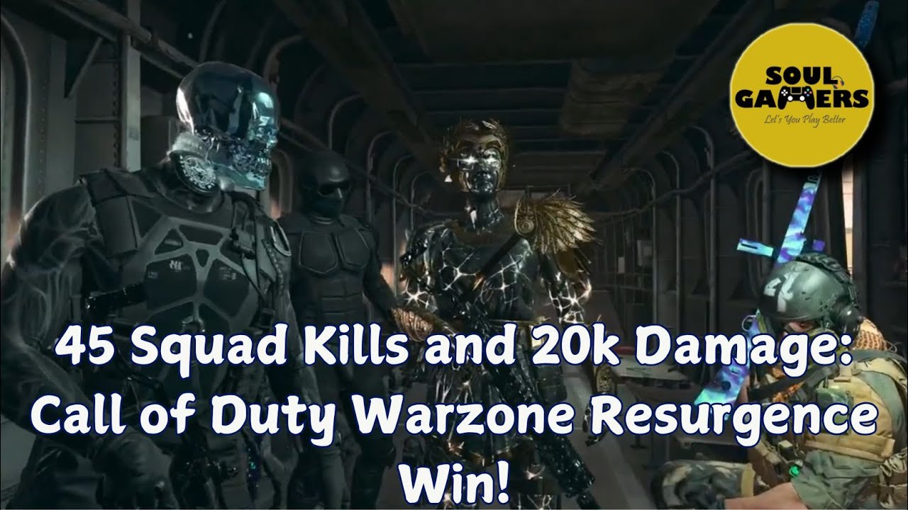 Unbelievable! Most 45 squad kills and 20K damage. Call of duty warzone ...
