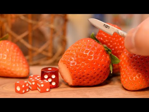 Miniature Valentine Chocolate -StopMotionCooking ASMR-