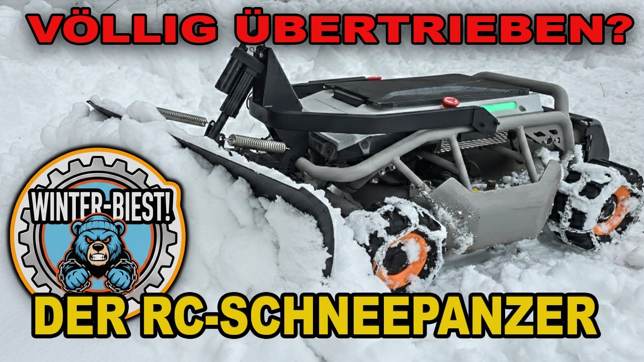 Mowrator im Schnee: Genialer Umbau oder total übertrieben?