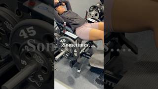 Discipline is better than willingly falling off #wellness #gym #legday #blackwoman
