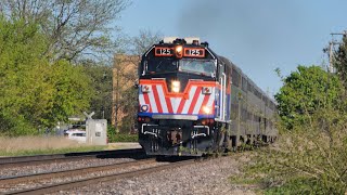 Metra F40PH-3 125 (Newest Repaint) Brings 641 Out Of Barrington On Its First UPNW Run In New Paint