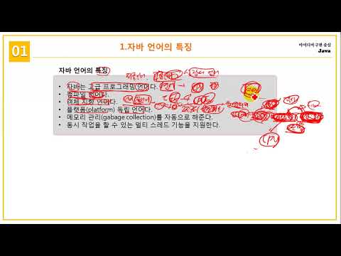 [초보자를 위한 Java Programming] 1.1 자바 언어의 특징