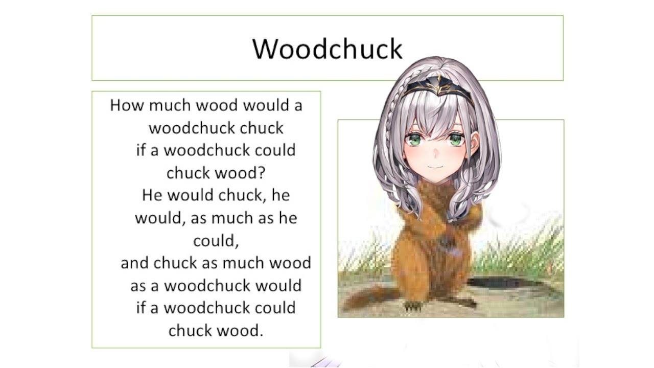 Noel Vs English Tongue Twisters