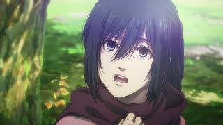 Mikasa Says Goodbye To Eren Aot Emotional Final Scene 1080P