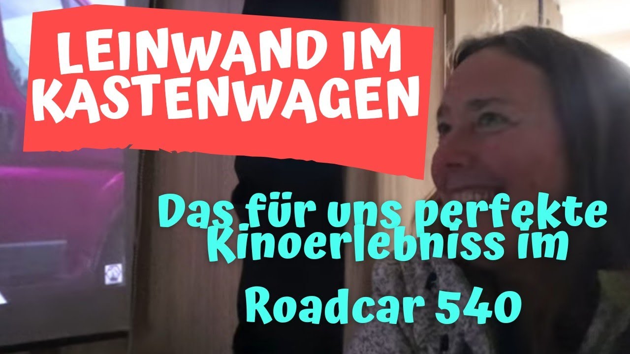 Videoleinwand für Pössl Roadcar Kastenwagen