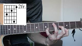 Video thumbnail of "6 Ways to Play a Gmaj7 Chord on Guitar"