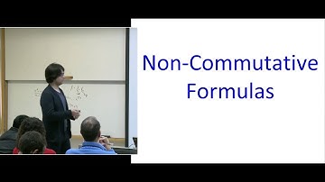 Iddo Tzameret: Characterizing Propositional Proofs as Non-commutative Formulas