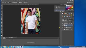 How to change background in Adobe Photoshop CS6 tutorial