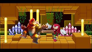 Knuckles Vs Bowser 1