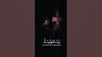 أفلا يتوبون إلى الله ويستغفرونه والله غفور رحيم | سورة المائدة القارئ عبد الرحمن مسعد