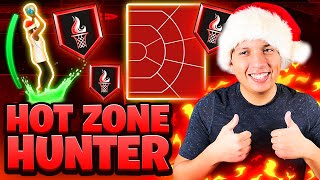 Why HOT ZONE HUNTER is the BEST BADGE! BEST SHOOTING BADGES in NBA 2K22! HOW TO GREEN EVERY SHOT!