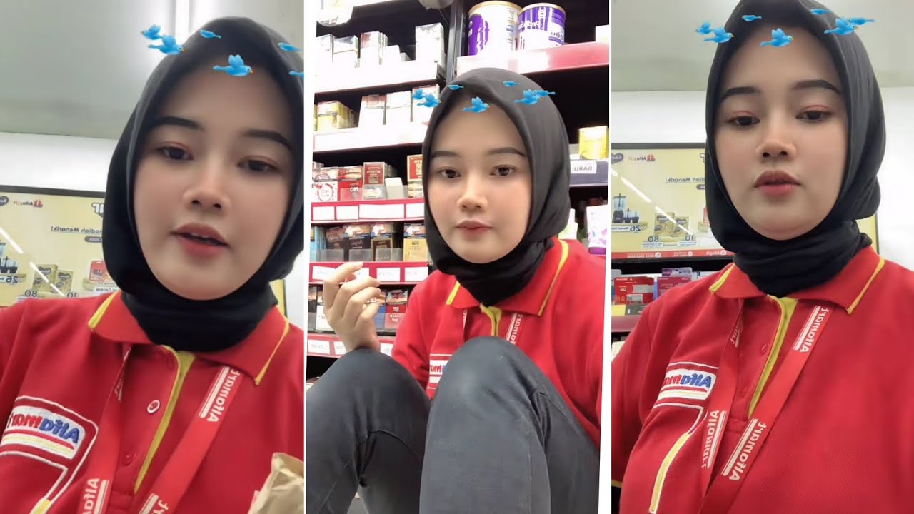 live tiktok kasir alfam*rt Cantik banget