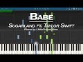 Sugarland ft Taylor Swift - Babe (Piano Cover) Synthesia Tutorial by LittleTranscriber