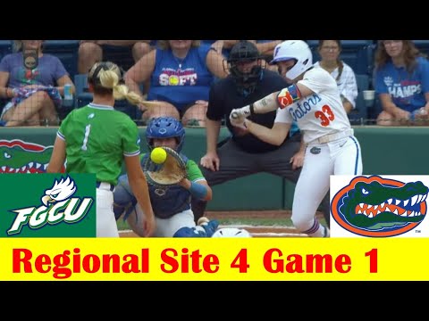 Florida Gulf Coast vs #4 Florida Softball Highlights, 2024 NCAA Regional Site 4 Game 1