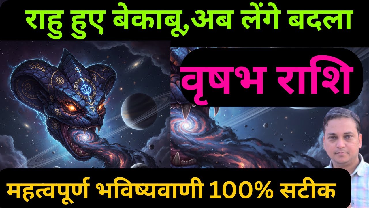 वृषभ राशि-राहु हो गए बेकाबू 14 मार्च तक ये सावधानियाँ रखें | Vrishabh Rashifal | 