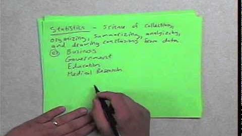 Video 1: Use and Misuse of Statistics