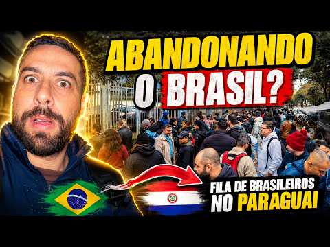 ⚠️ Brazilians CAMP OUT in Paraguay to Escape Brazil