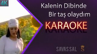 Kalenin Dibinde Bir Taş Olaydım Karaoke Türkü Resimi